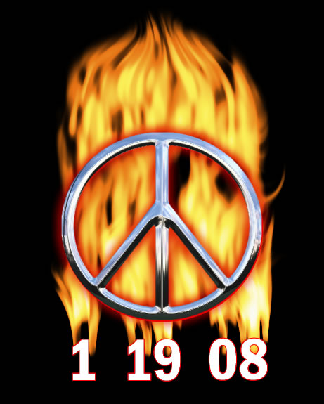 PEACE & FLAMBE' Art Happening1 19 2008 